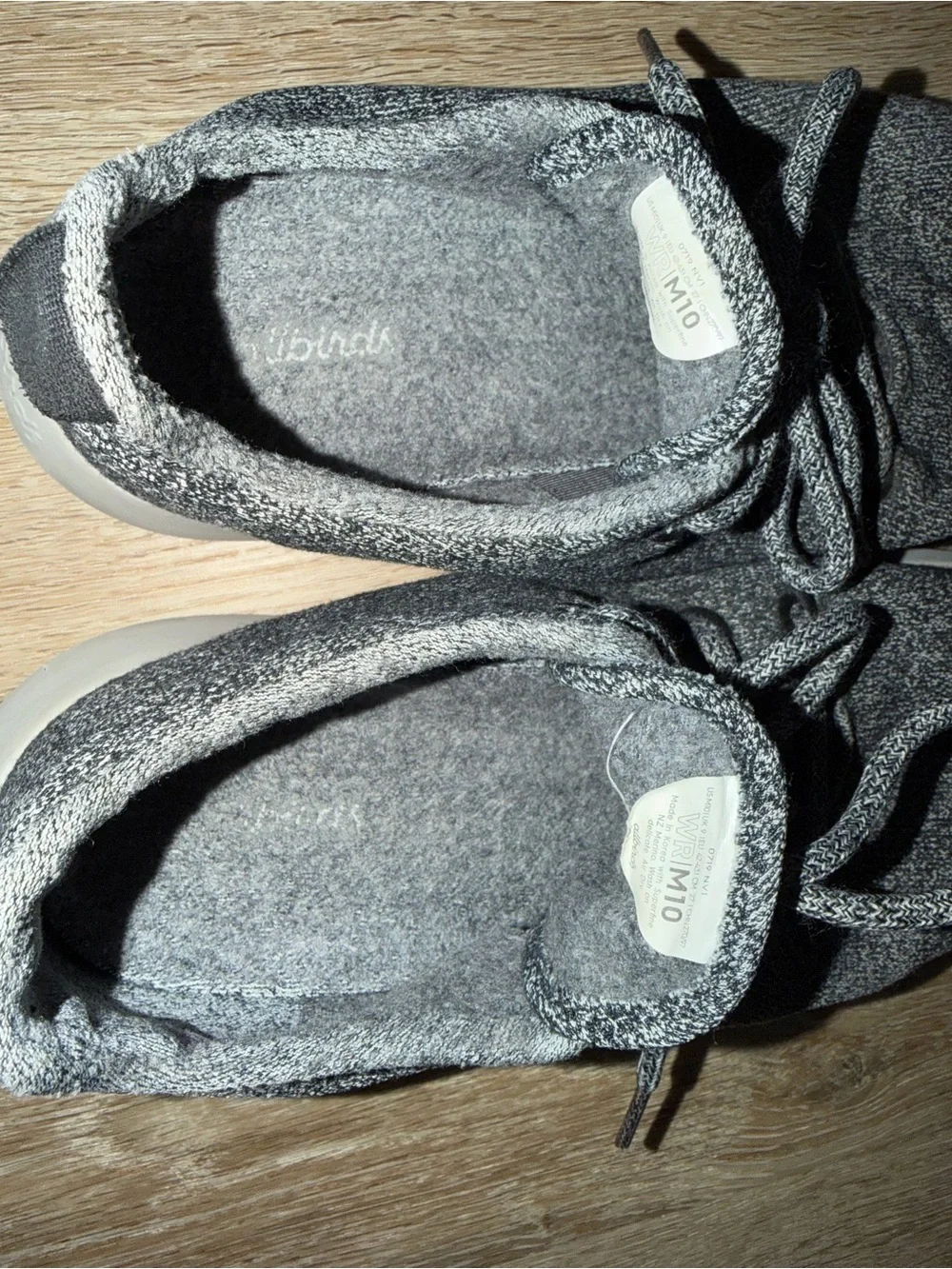 Allbirds Grey Knit size M10 men’s Sneakers